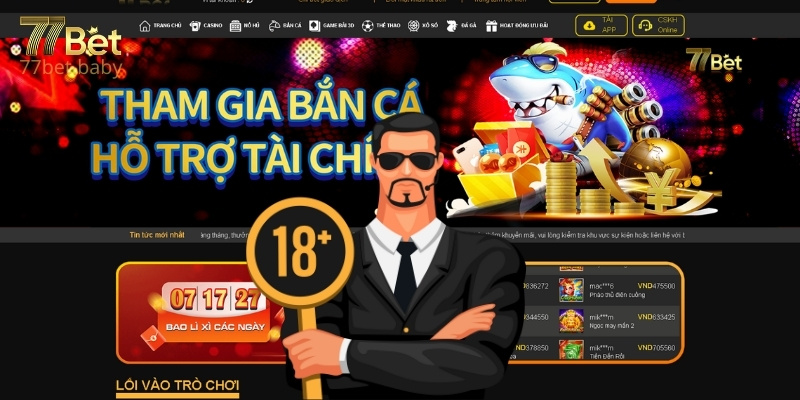 Điều Khoản Sử Dụng Của 77Bet Về Độ Tuổi Tham Gia